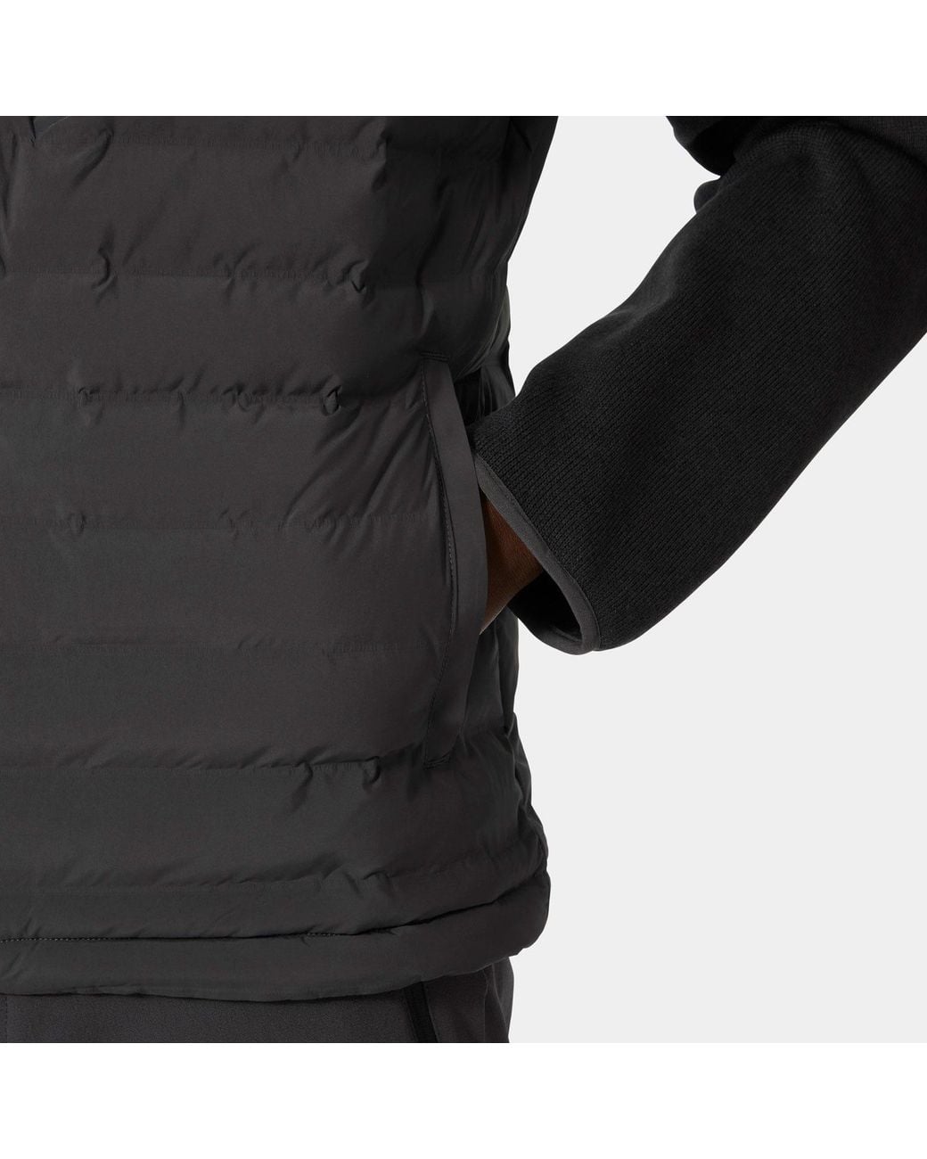 Helly Hansen Black Arctic Ocean Hybrid Insulator for men