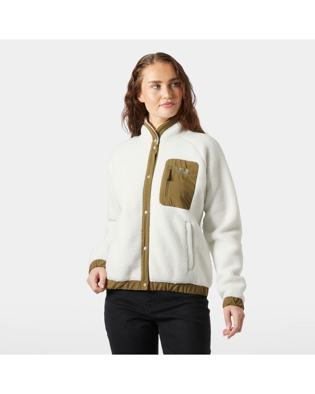 Helly Hansen White Imperial Pile Snap