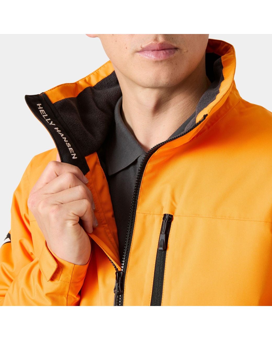 Helly Hansen Orange Crew Insulator Sailing Jacket 2.0 for men