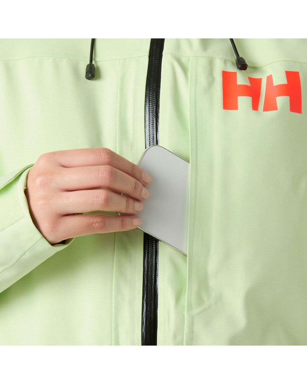 Helly Hansen Green Powderqueen 3.0 Durable Ski Jacket