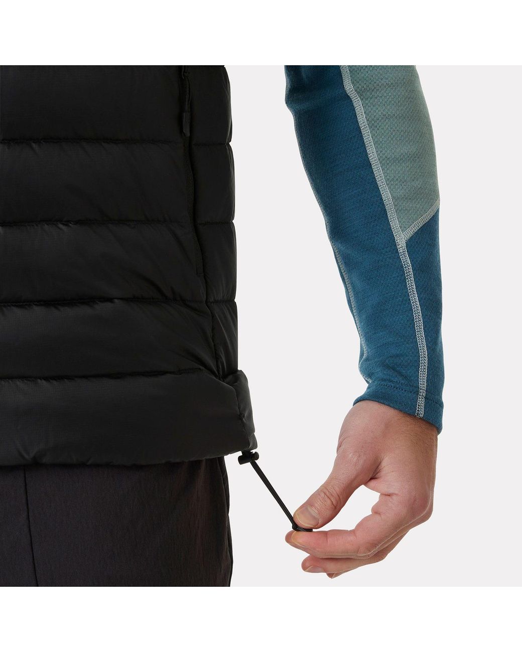 Helly Hansen Black Verglas Down Vest 2.0 for men