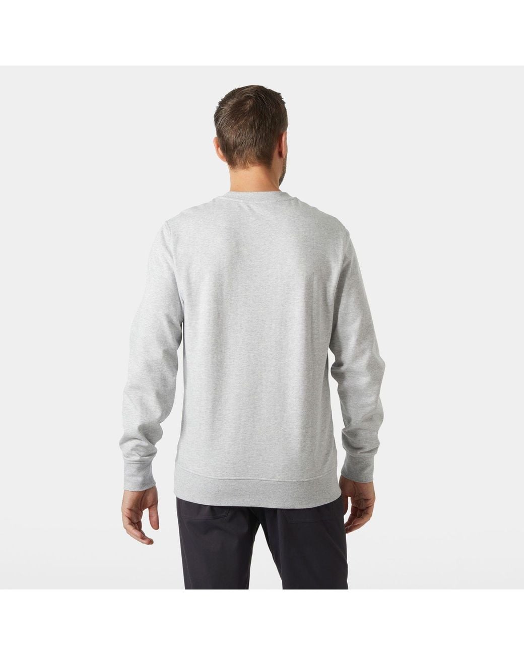 Helly Hansen Gray 'Nord Graphic Crew Sweatshirt for men