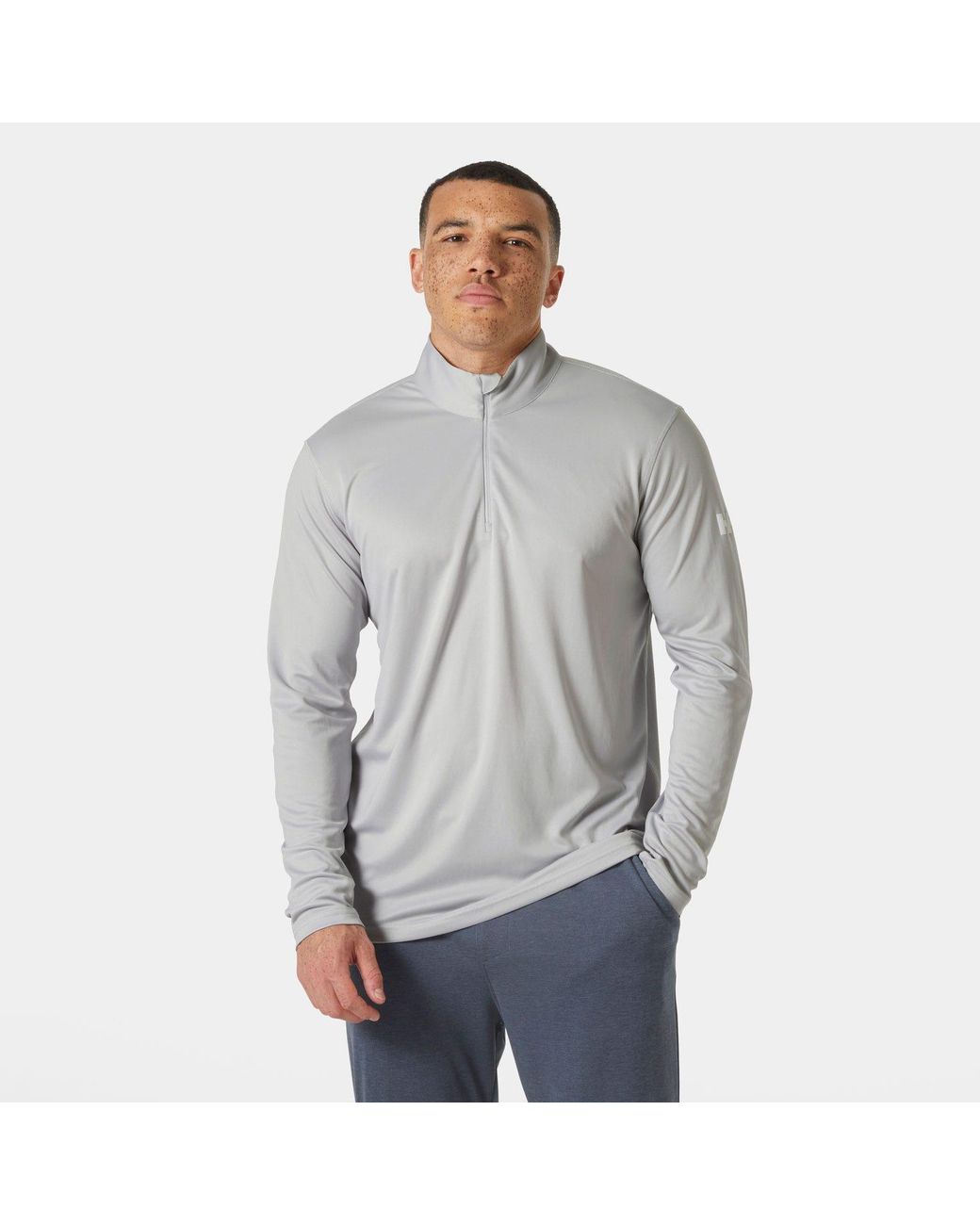 Helly Hansen Gray Helly-hansen Hh Tech 1/2 Zip 2.0 for men