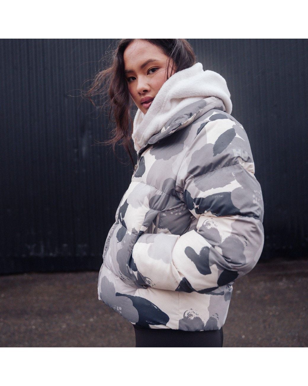 Helly Hansen Gray Jade Puffer Jacket