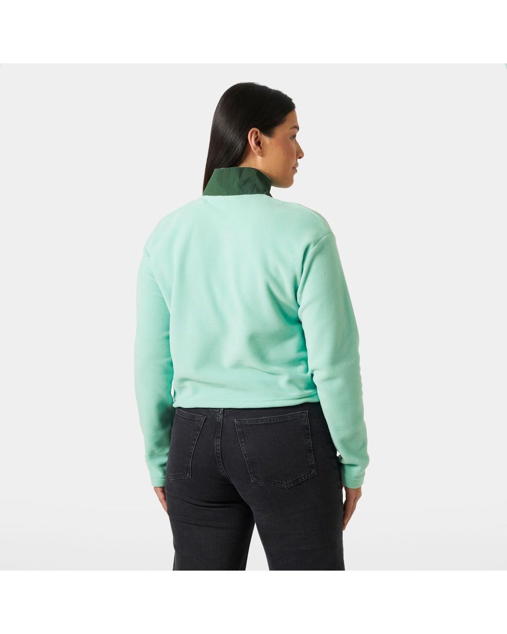 Helly Hansen Green Daybreaker Cropped Fleece