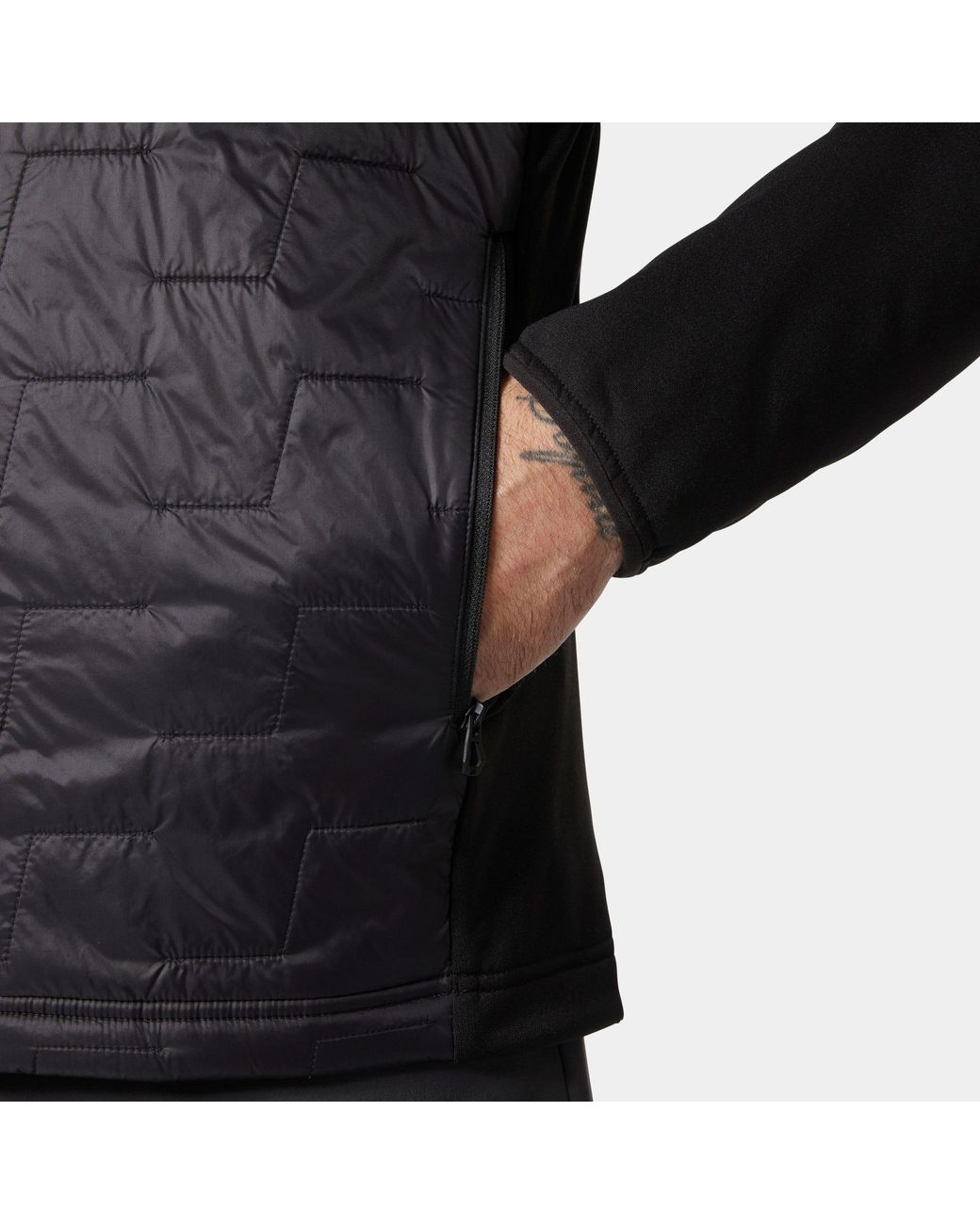 Helly Hansen Black Lifa Loft Hybrid Jacket for men