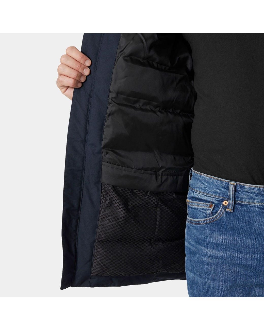 Helly Hansen Blue Nordsjo Comfortable Urban Winter Parka Navy for men