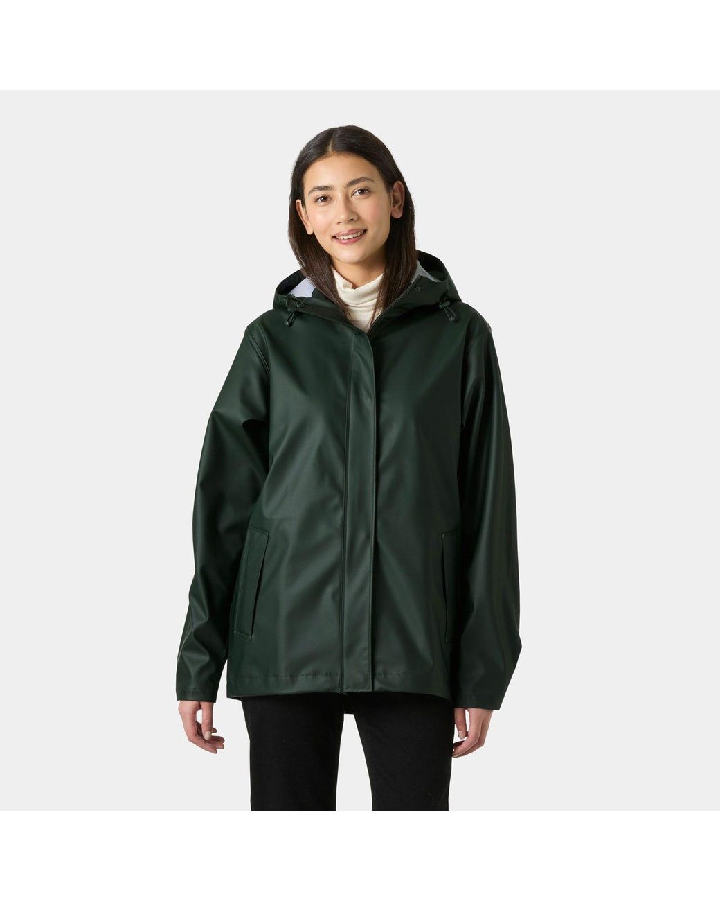 Helly Hansen Green Moss Iconic Waterproof Rain Jacket