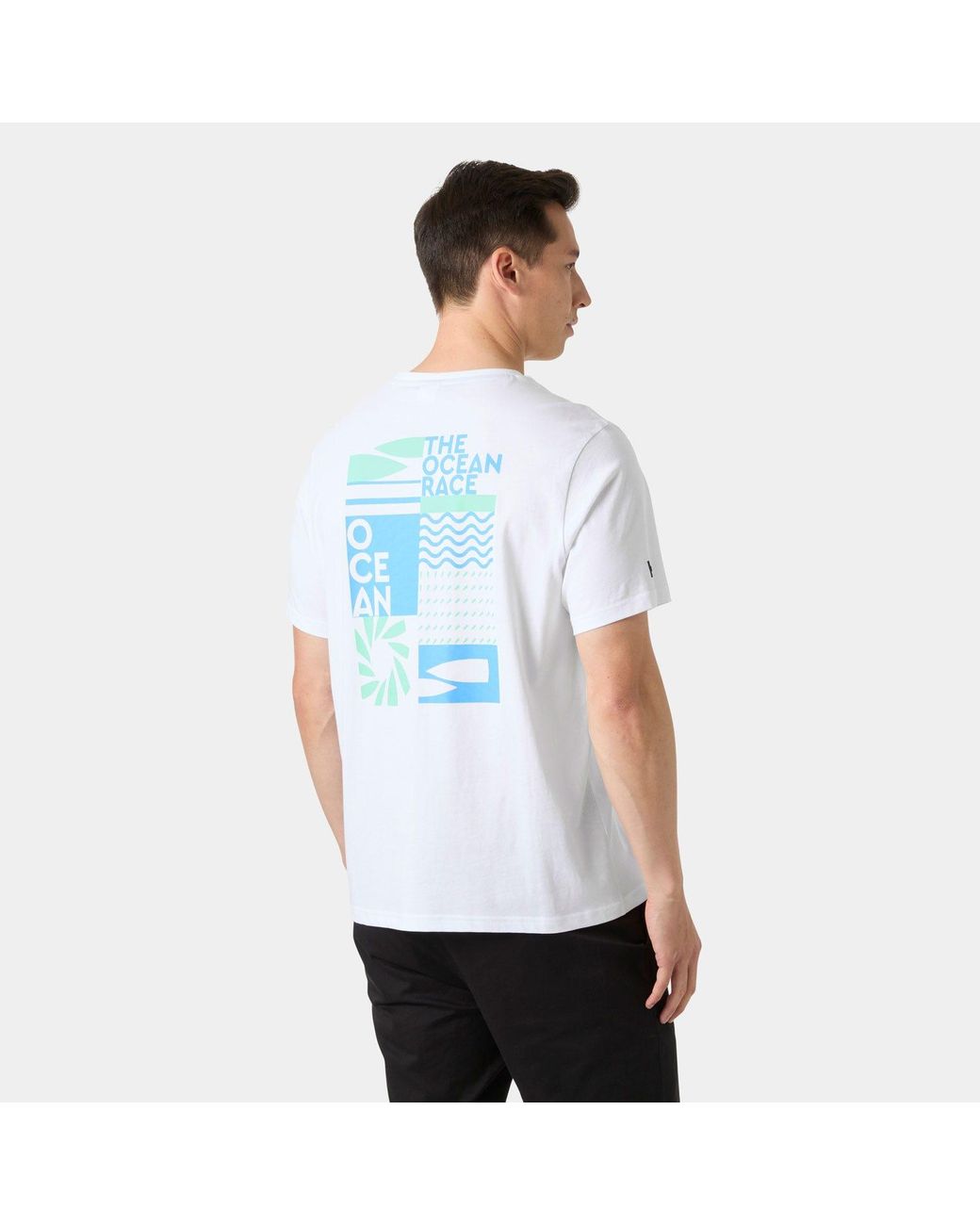 Helly Hansen White The Ocean Race T-Shirt 2.0 for men