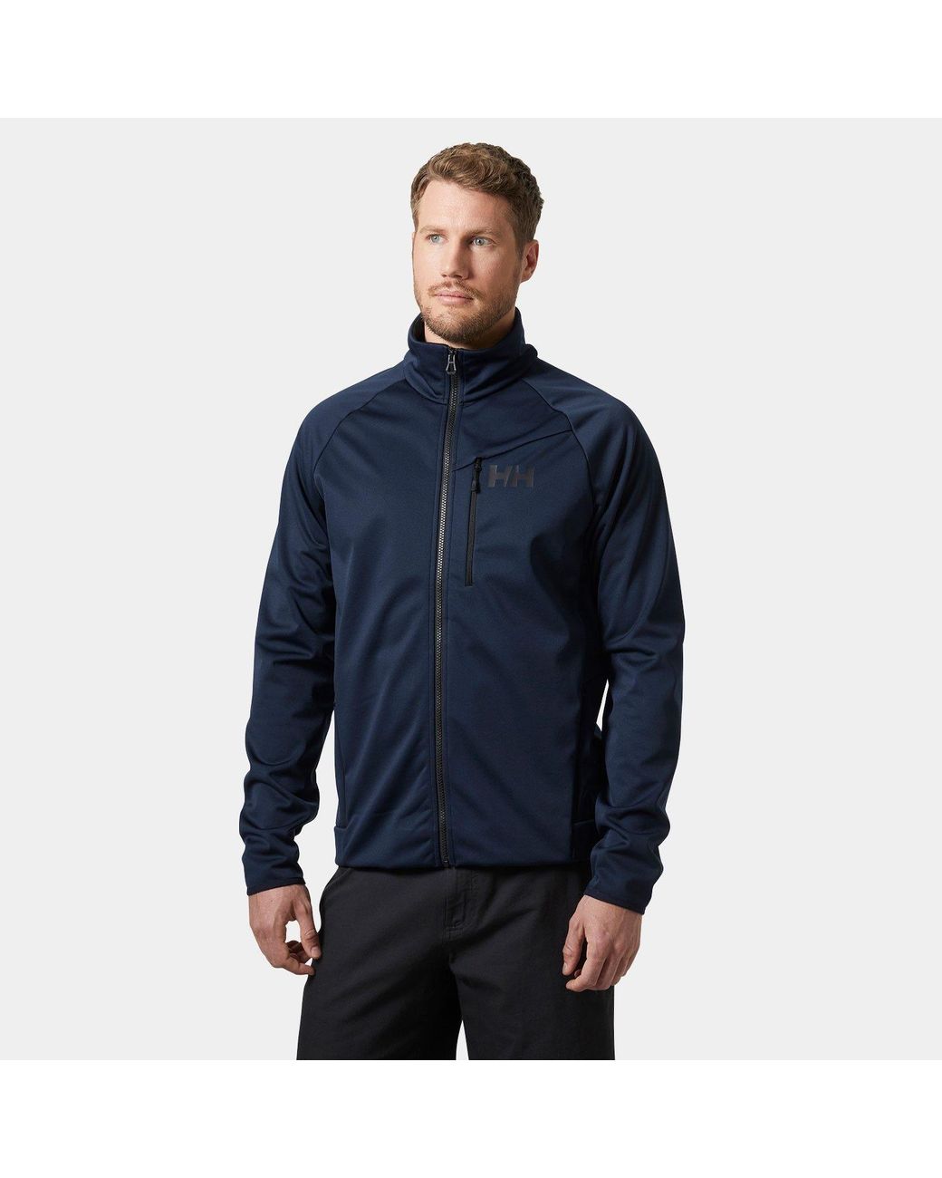 Helly Hansen Blue Hp Windproof Fleece Sailing Jacket 2.0 for men