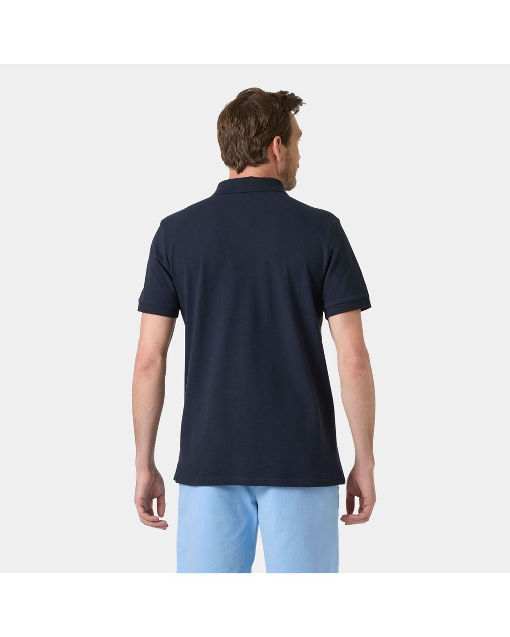 Helly Hansen Blue Crew Polo Pique for men