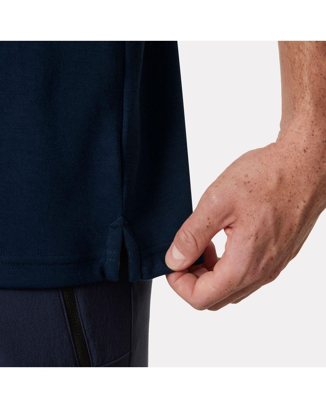 Helly Hansen Blue Hp Half-Zip Polo for men
