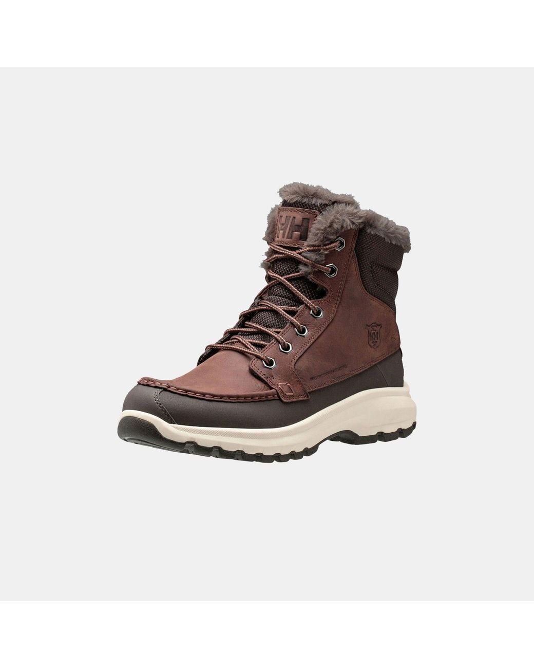 Helly Hansen Brown Garibaldi V3 Waterproof Leather Boots for men