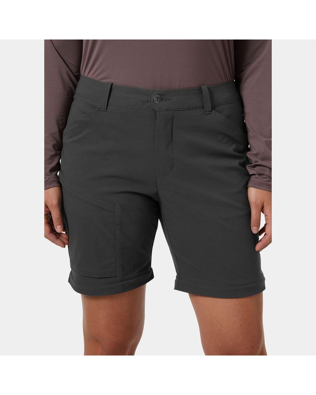 Helly Hansen Black Elv Light Zip Off Trousers for men