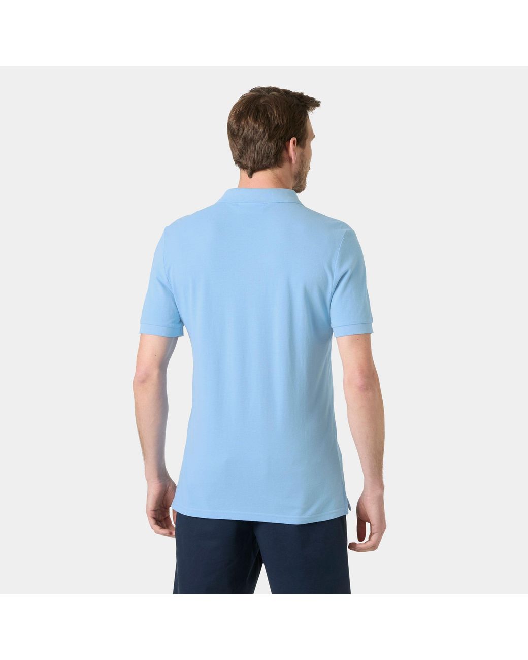 Helly Hansen Blue Elba Fitted Polo for men