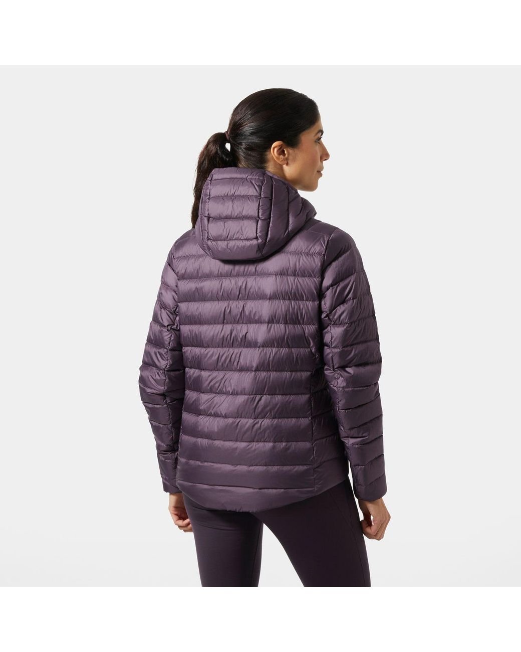Helly Hansen Purple Verglas Down Hybrid Hooded Jacket 2.0