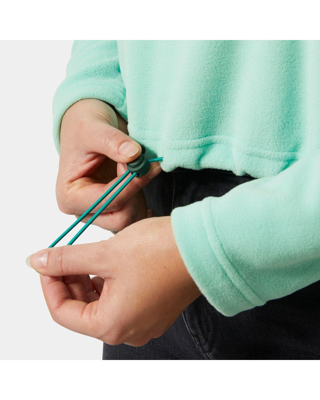 Helly Hansen Green Daybreaker Cropped Fleece