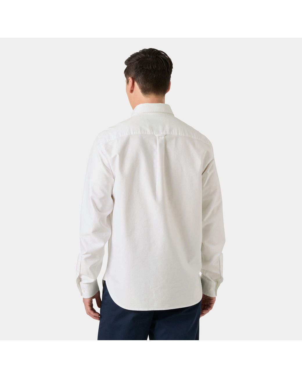 Helly Hansen White Shore Long Sleeve Shirt for men