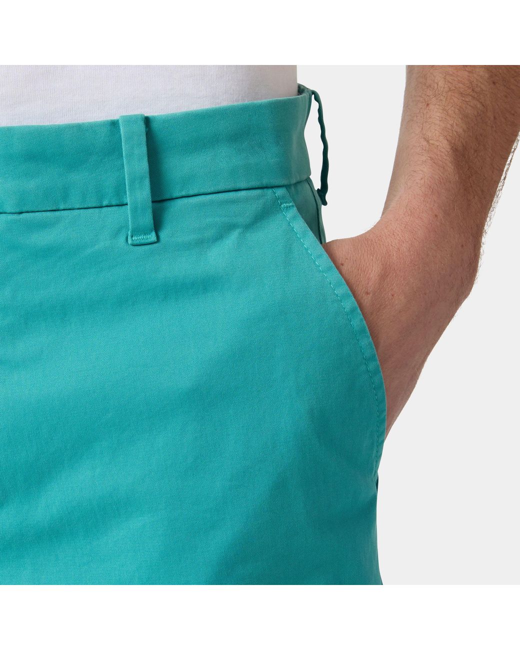 Helly Hansen Blue Bryggen Chino Shorts for men