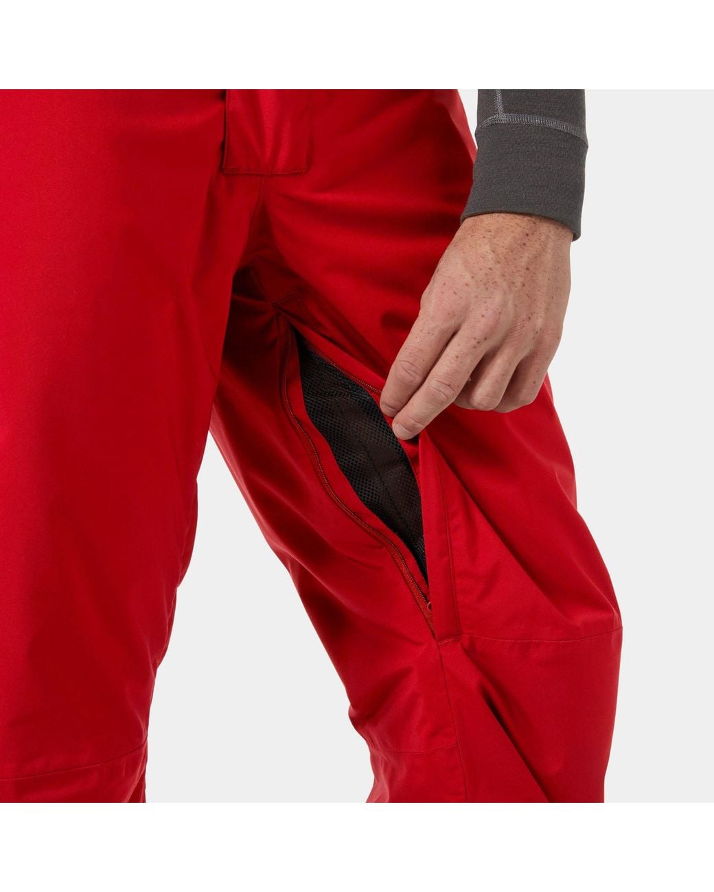 Helly Hansen Red Legendary Insulated Ski Bib Trousers