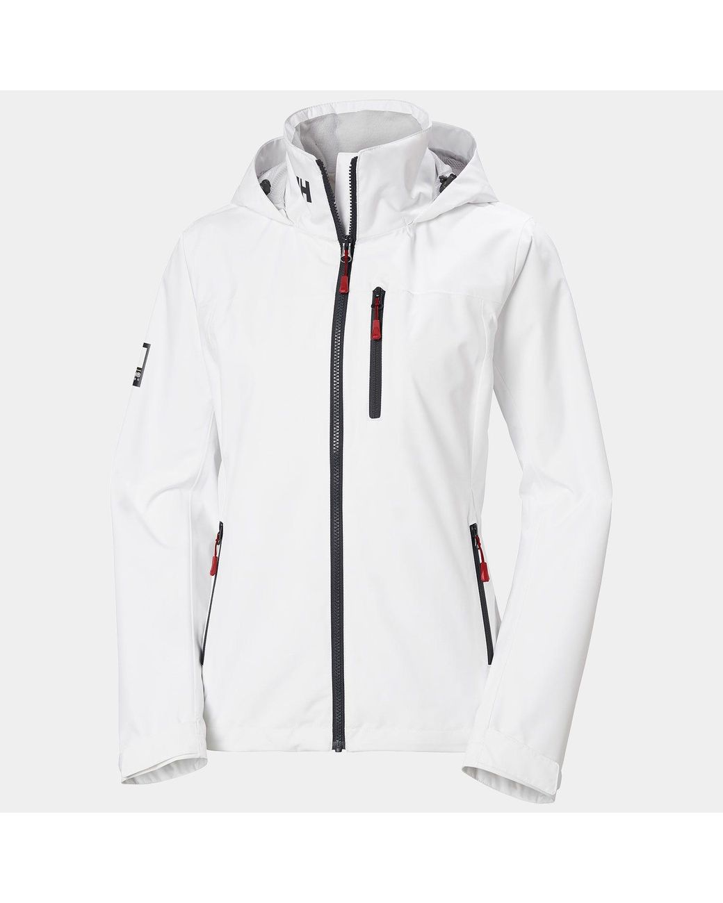 Helly Hansen Gray Crew Hooded Jacket 2.0