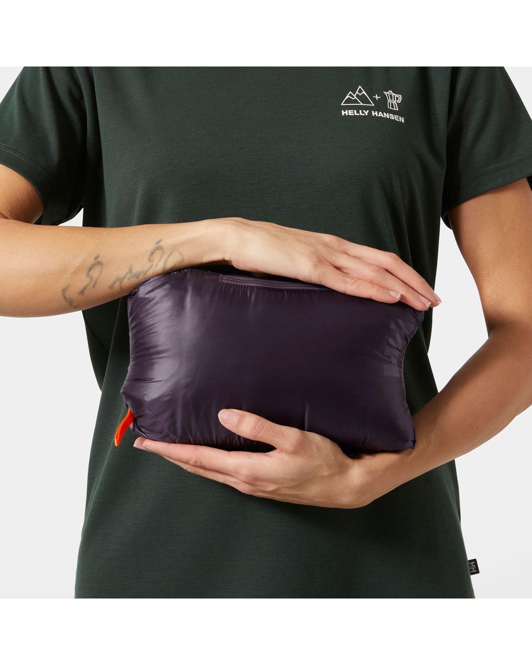 Helly Hansen Purple Verglas Down Hybrid Hooded Jacket 2.0