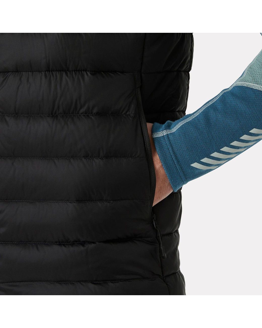 Helly Hansen Black Verglas Down Vest 2.0 for men