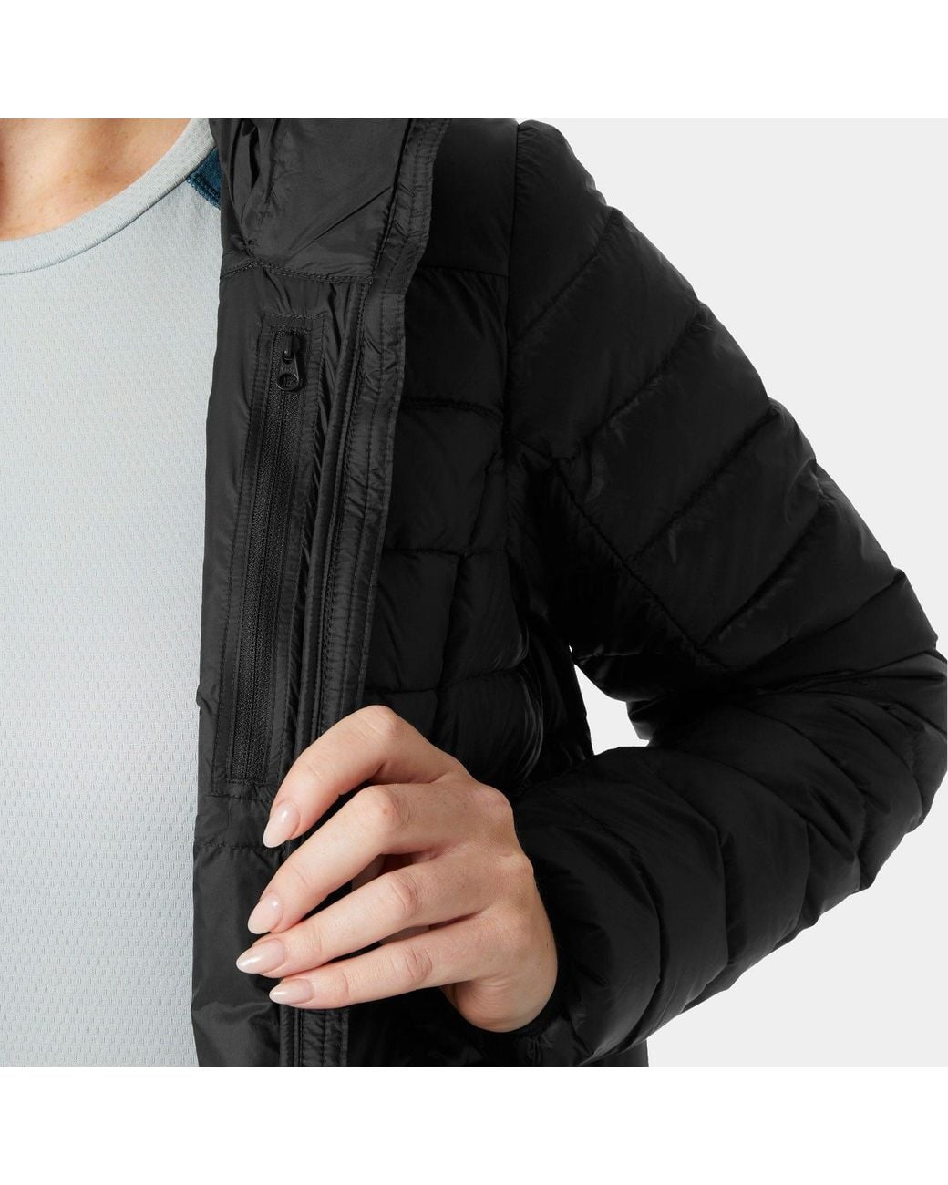 Helly Hansen Black Verglas Hooded Down Jacket 2.0