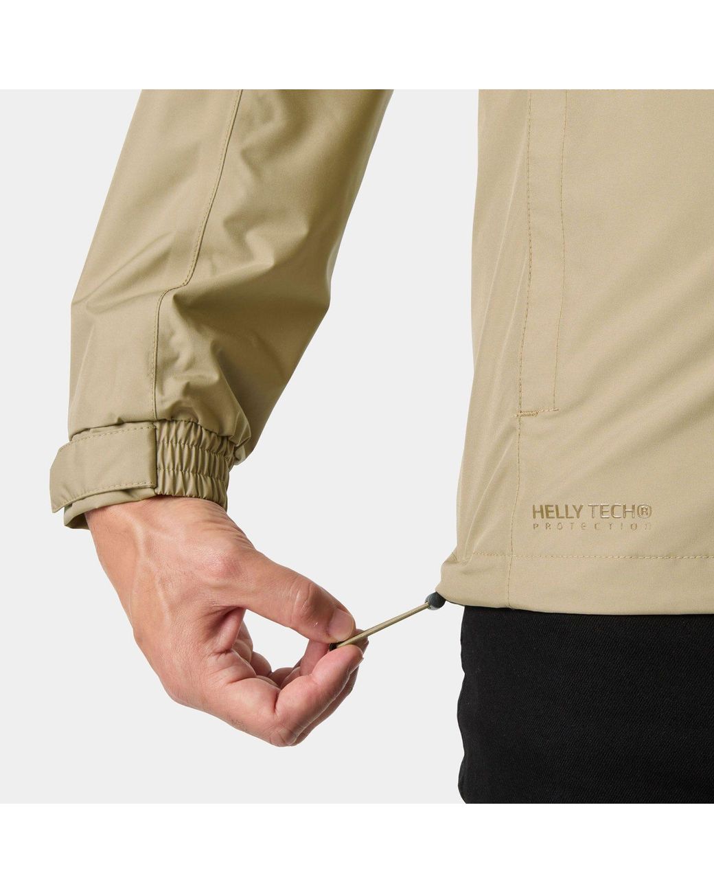 Helly Hansen Green Dubliner Shell Rain Jacket for men