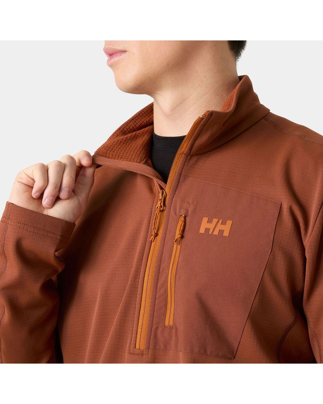 Helly Hansen Brown Versalite Half-Zip Fleece for men
