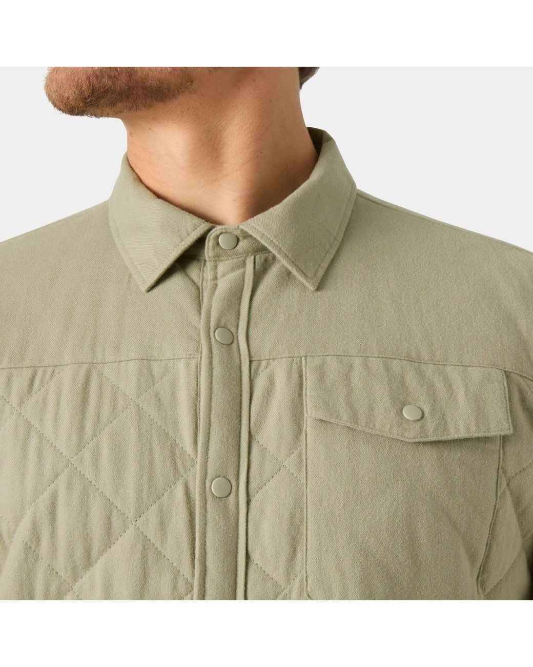 Helly Hansen Green Isfjord Insulated Shacket for men