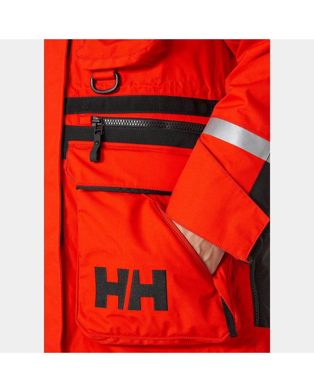 Helly Hansen Red Arctic Patrol Modular Parka 2.0