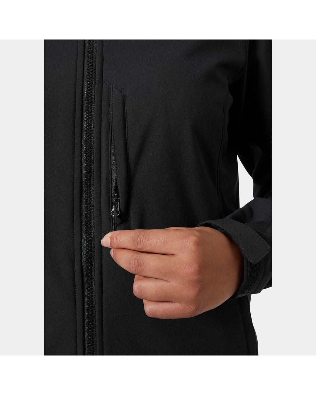 Helly Hansen Black Paramount Hooded Softshell Jacket