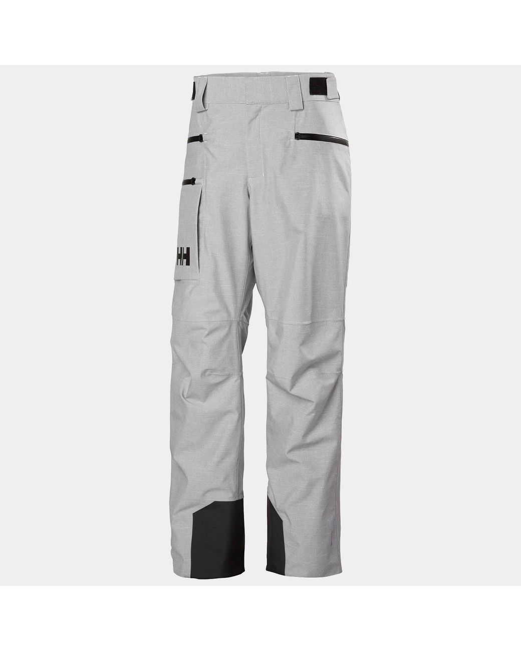Helly Hansen Gray Garibaldi 2.0 Classic Freeride Ski Pants Grey for men