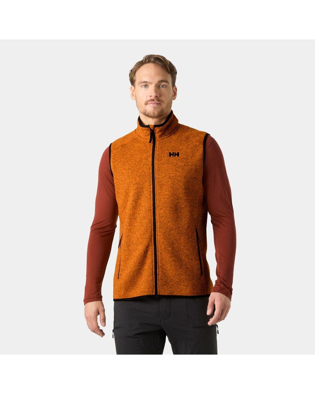 Helly Hansen Orange Varde 2.0 Fleece Vest for men