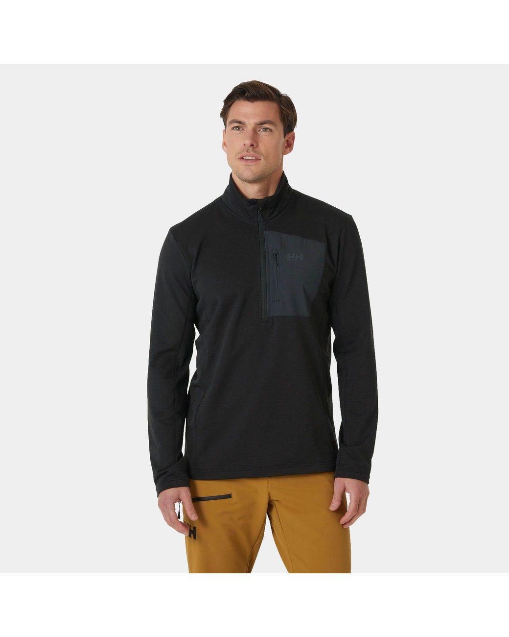 Helly Hansen Black Versalite Half Zip Fleece for men