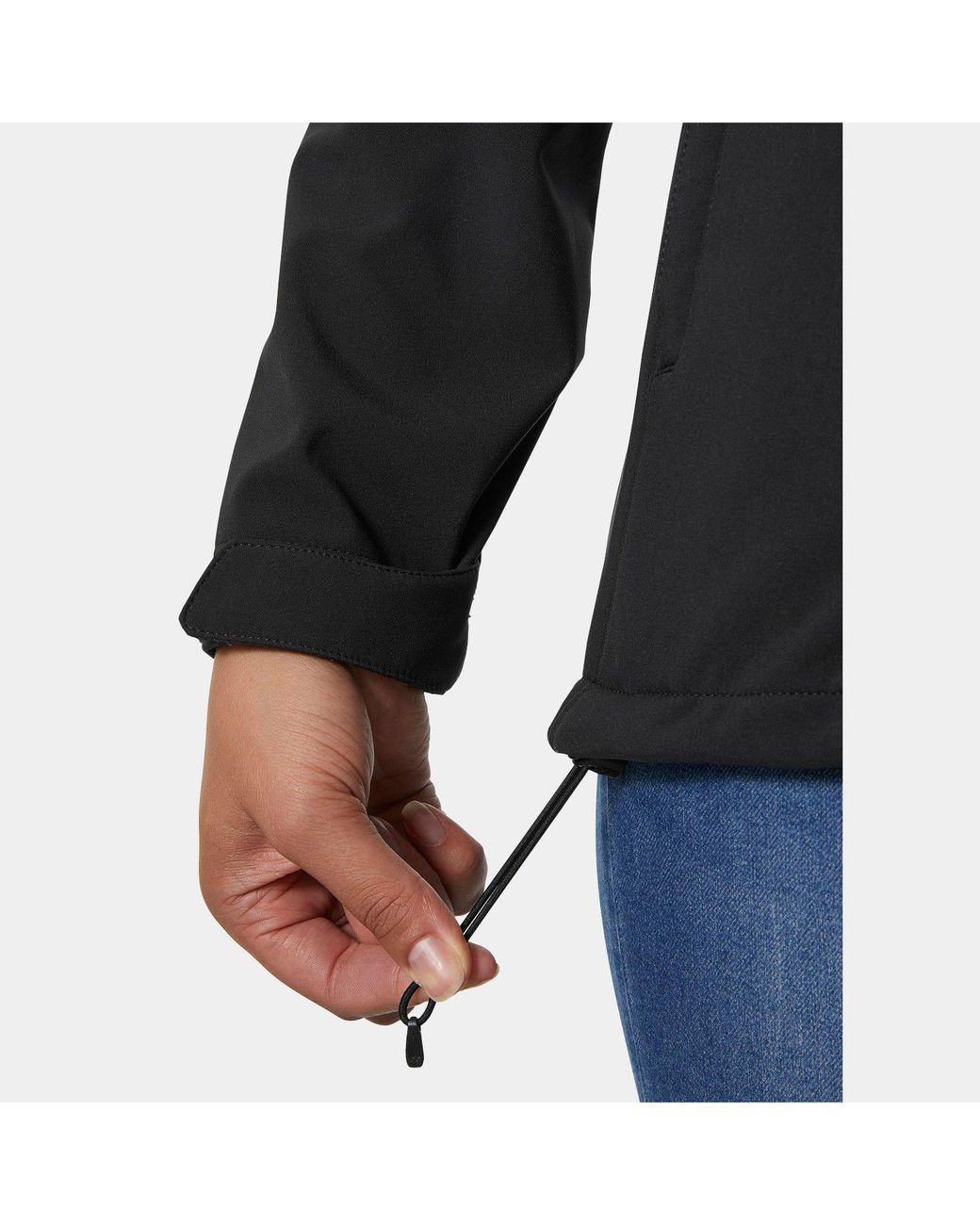 Helly Hansen Black Paramount Hooded Softshell Jacket
