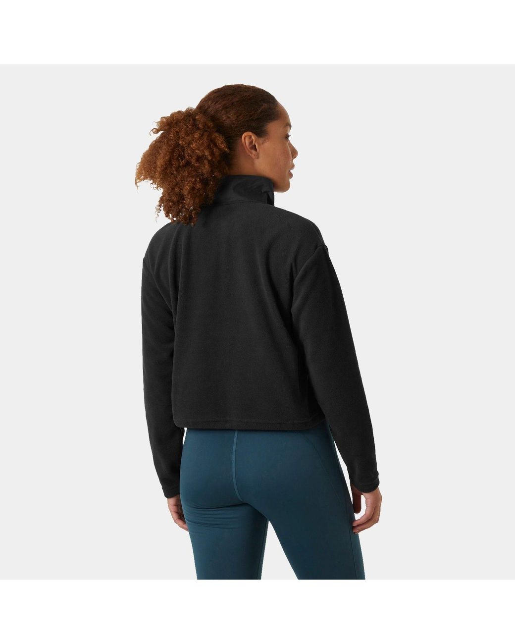 Helly Hansen Black Daybreaker Cropped Fleece