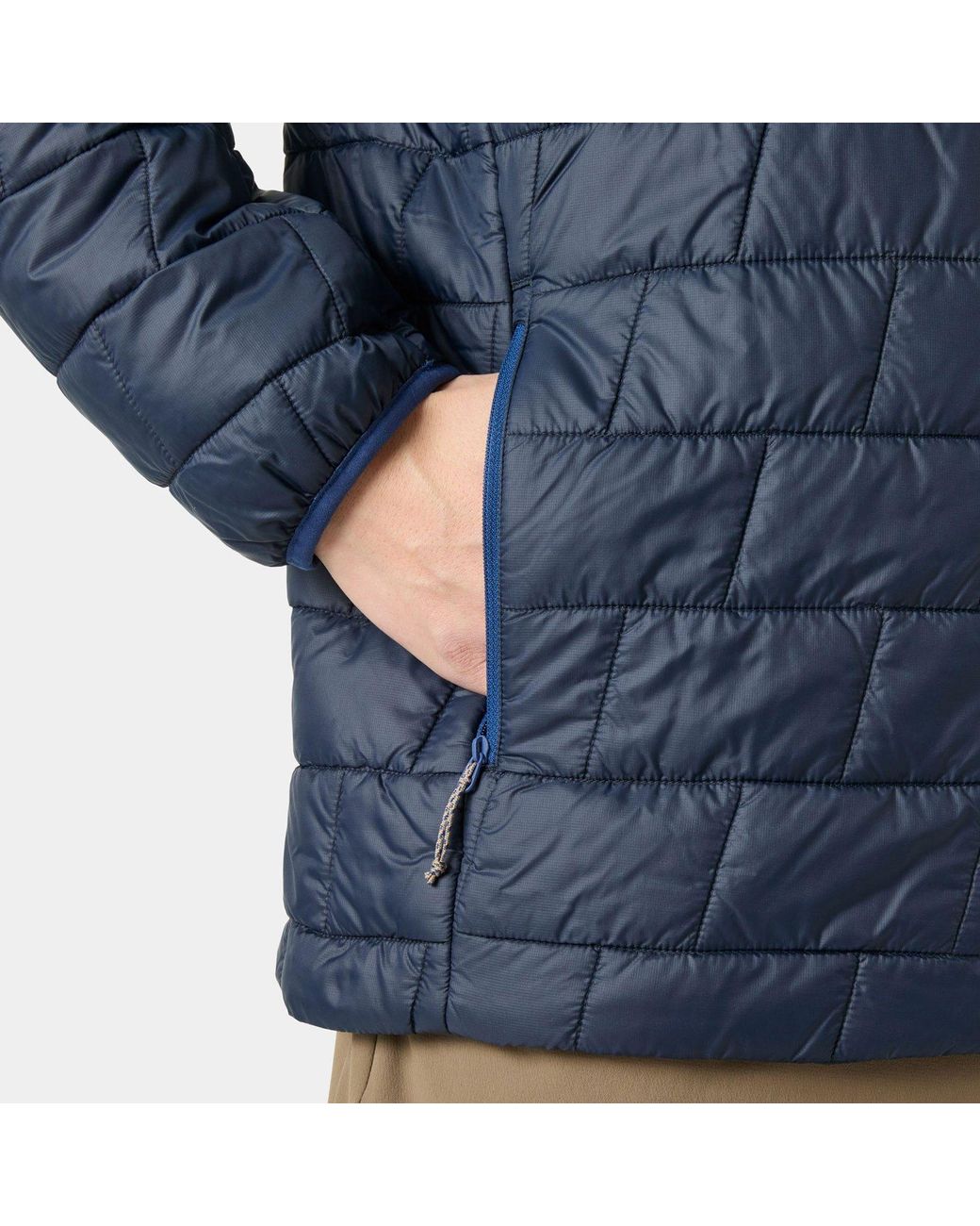 Helly Hansen Blue Lifaloft Hooded Insulator for men