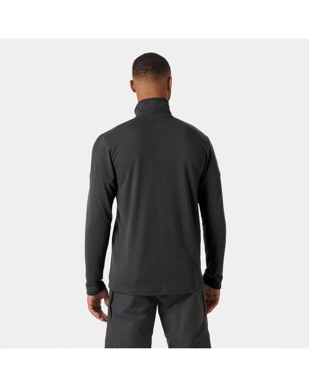 Helly Hansen Black Hp Half-Zip Pullover 2.0 for men