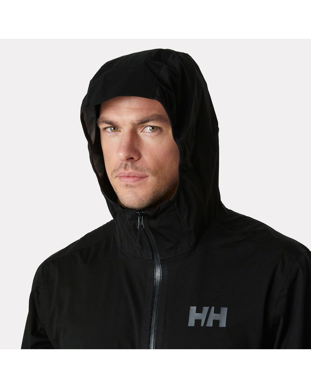 Helly Hansen Black Momentum 3-Layer Stretch Jacket for men