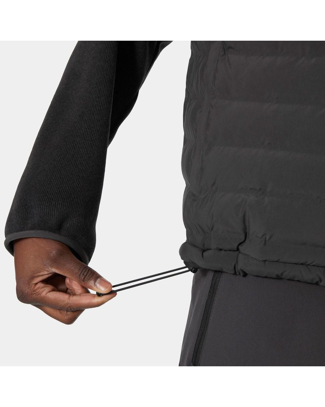 Helly Hansen Black Arctic Ocean Hybrid Insulator for men