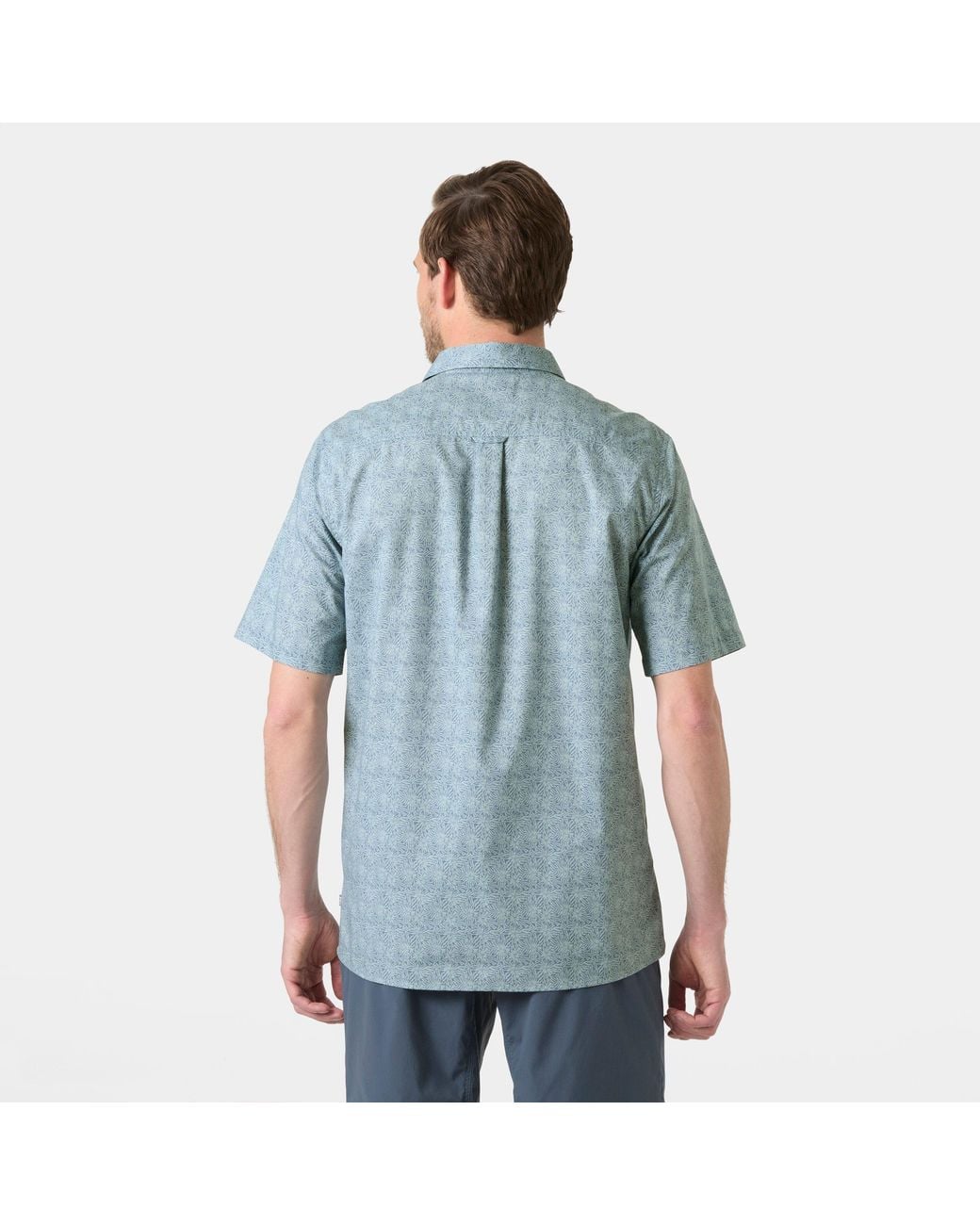 Helly Hansen Blue Viken Short Sleeve Shirt for men