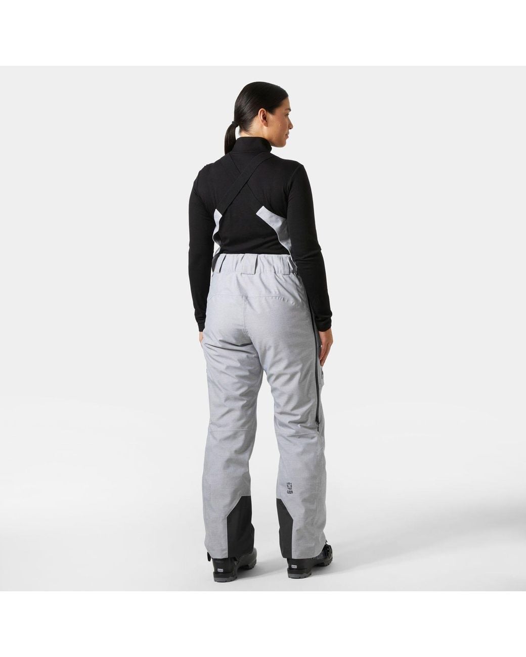 Helly Hansen Gray Powderqueen Bib Pants 2.0