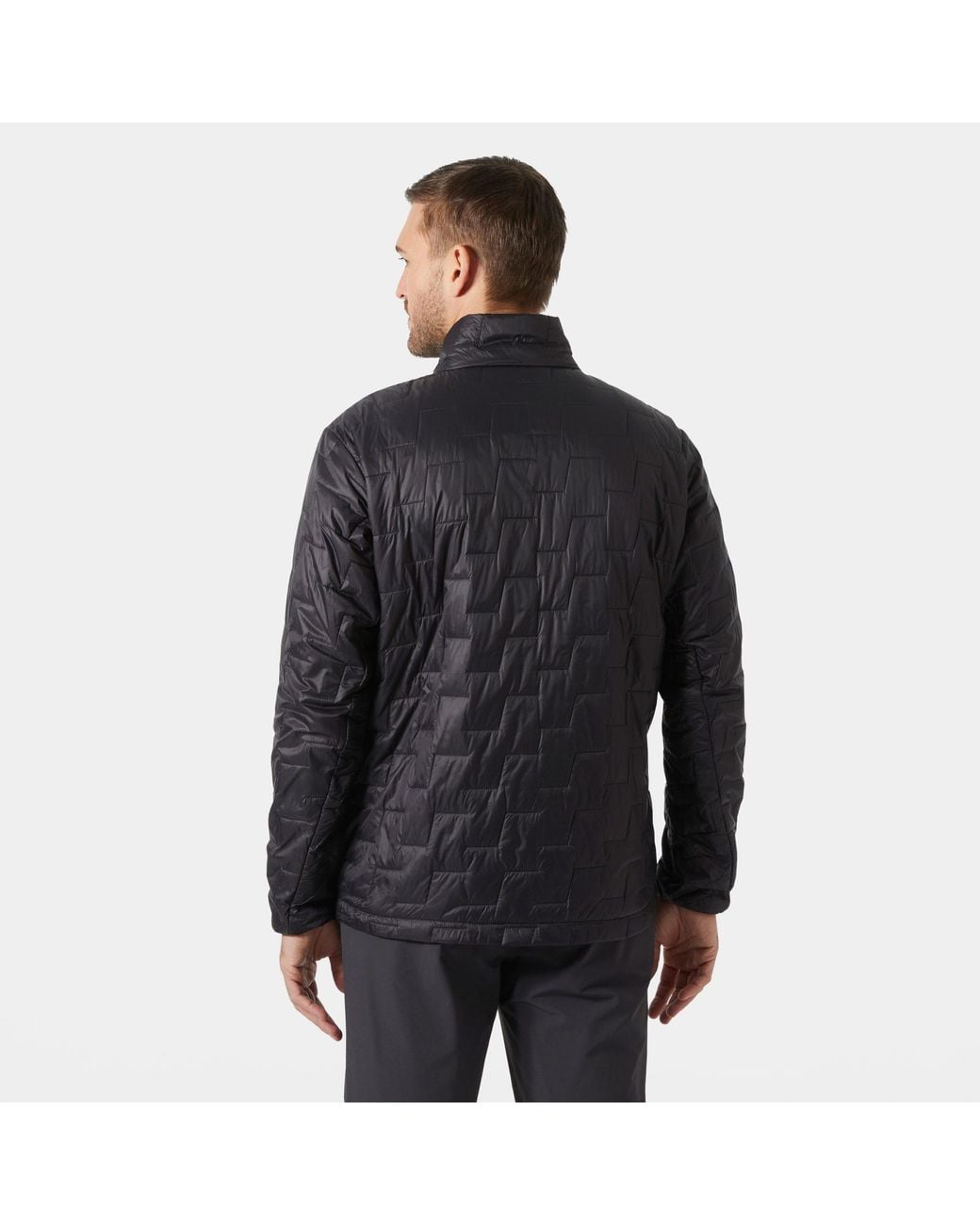 Helly Hansen Black Lifaloft Hooded Insulator Jacket for men