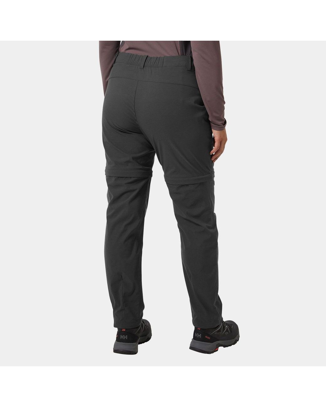 Helly Hansen Black Elv Light Zip Off Trousers for men