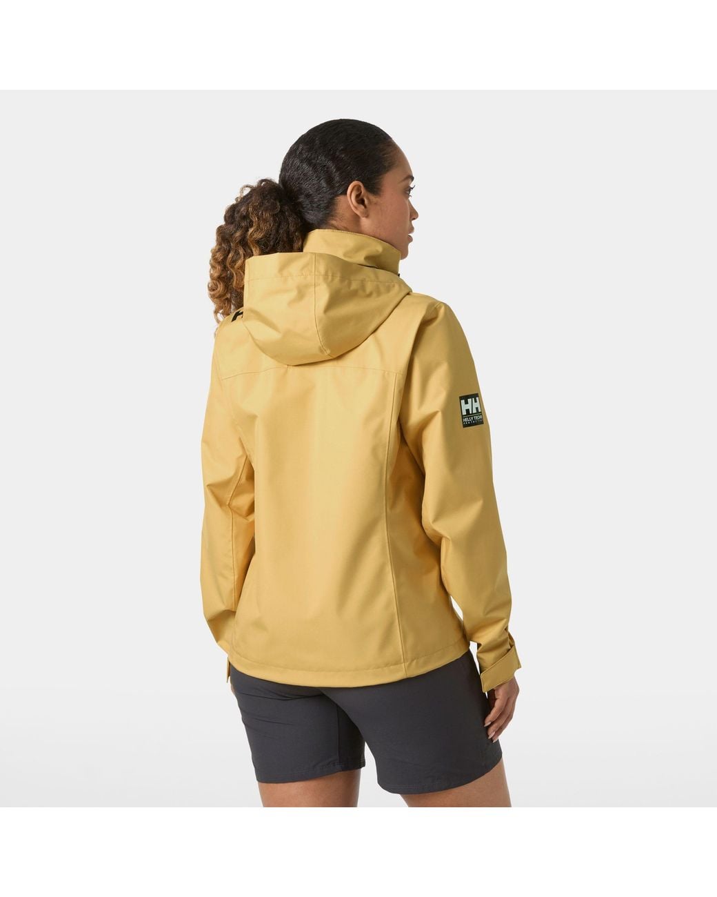 Helly Hansen Natural Damen Crew Segeljacke Mit Kapuze 2.0