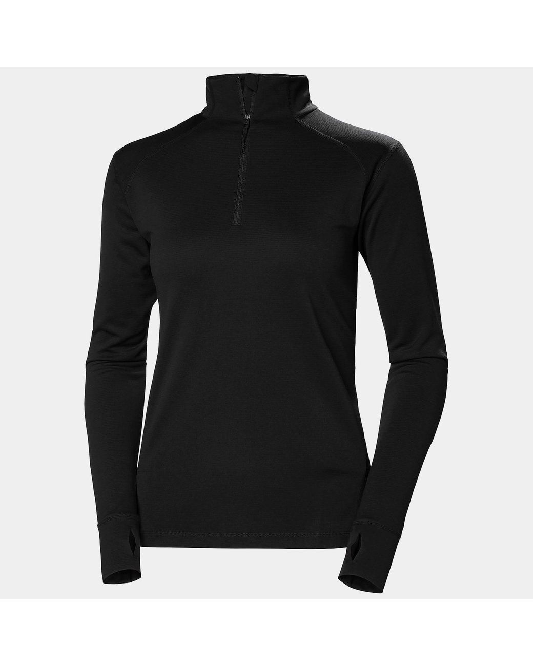 Helly Hansen Black Lifa Tech Lite Half-Zip T-Shirt