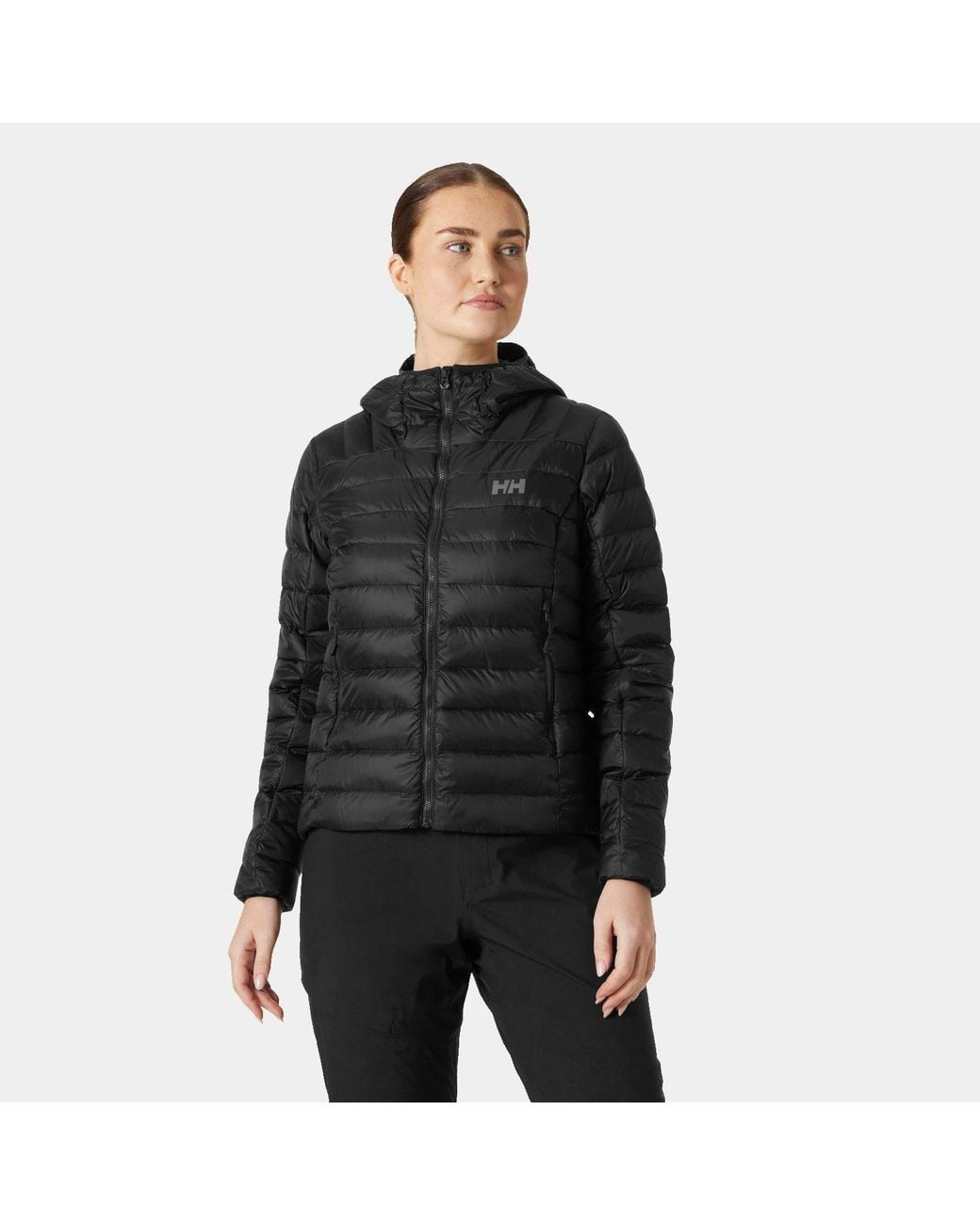 Helly Hansen Black Verglas Hooded Down Jacket 2.0