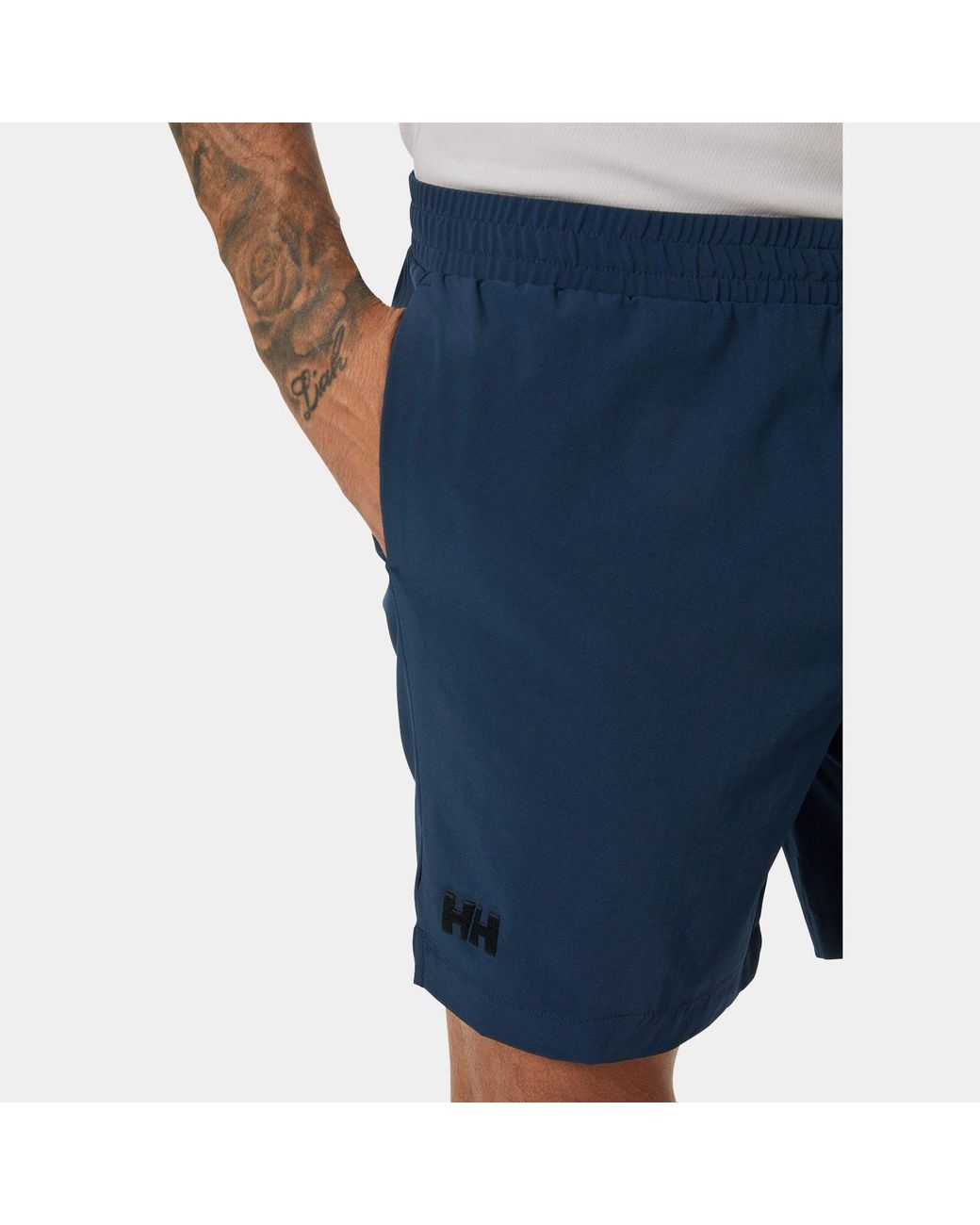 Helly Hansen Blue Roam Trail Shorts for men